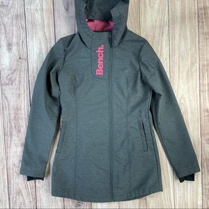 Bench ladies’ Grey and Pink Hip Length Soft Shell! Medium